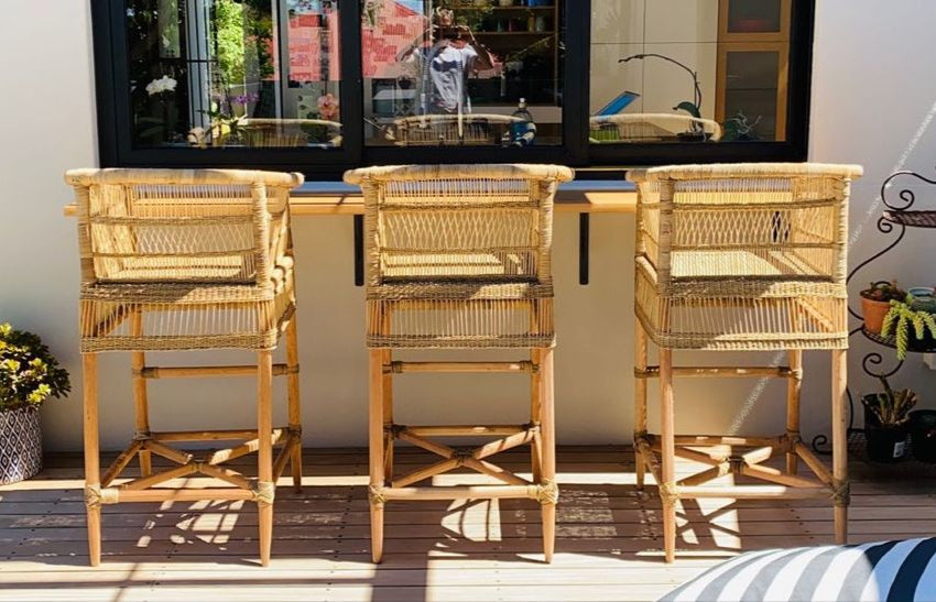 Traditional Malawi Bar Chair stool