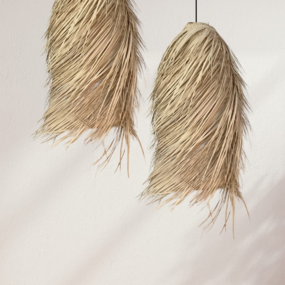 Ilala Palm Pendant Lampshade frills