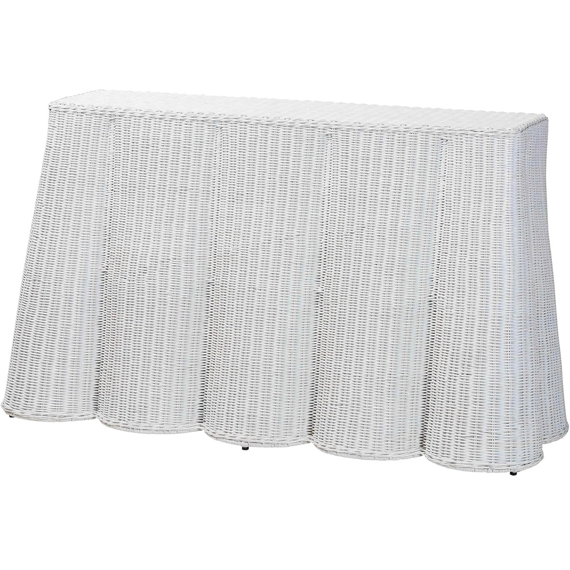 Scalloped Console Table