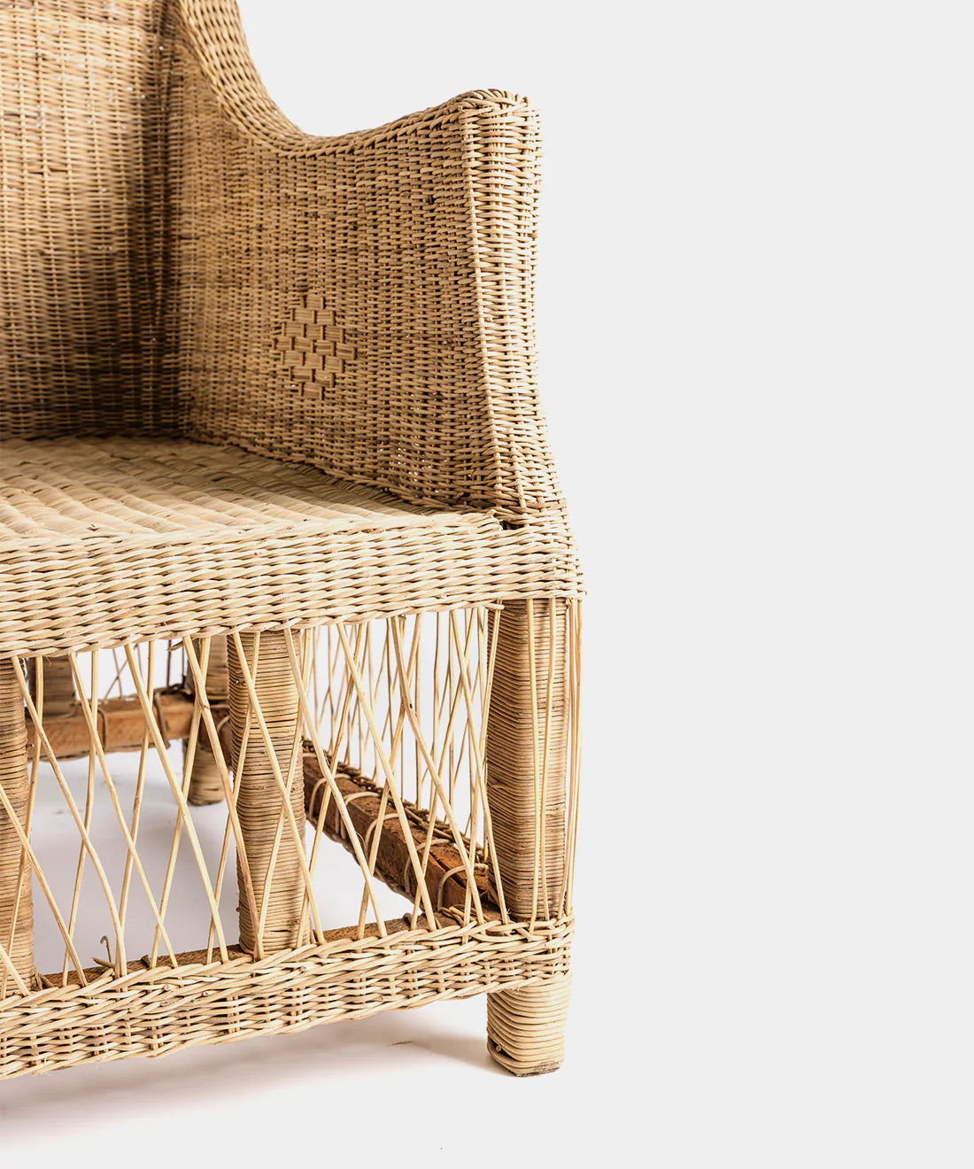 Karoo safari malawi chair couch single one seater cane rattan