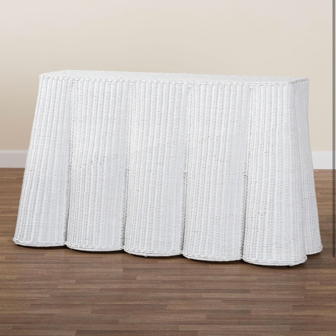 Scalloped Console Table