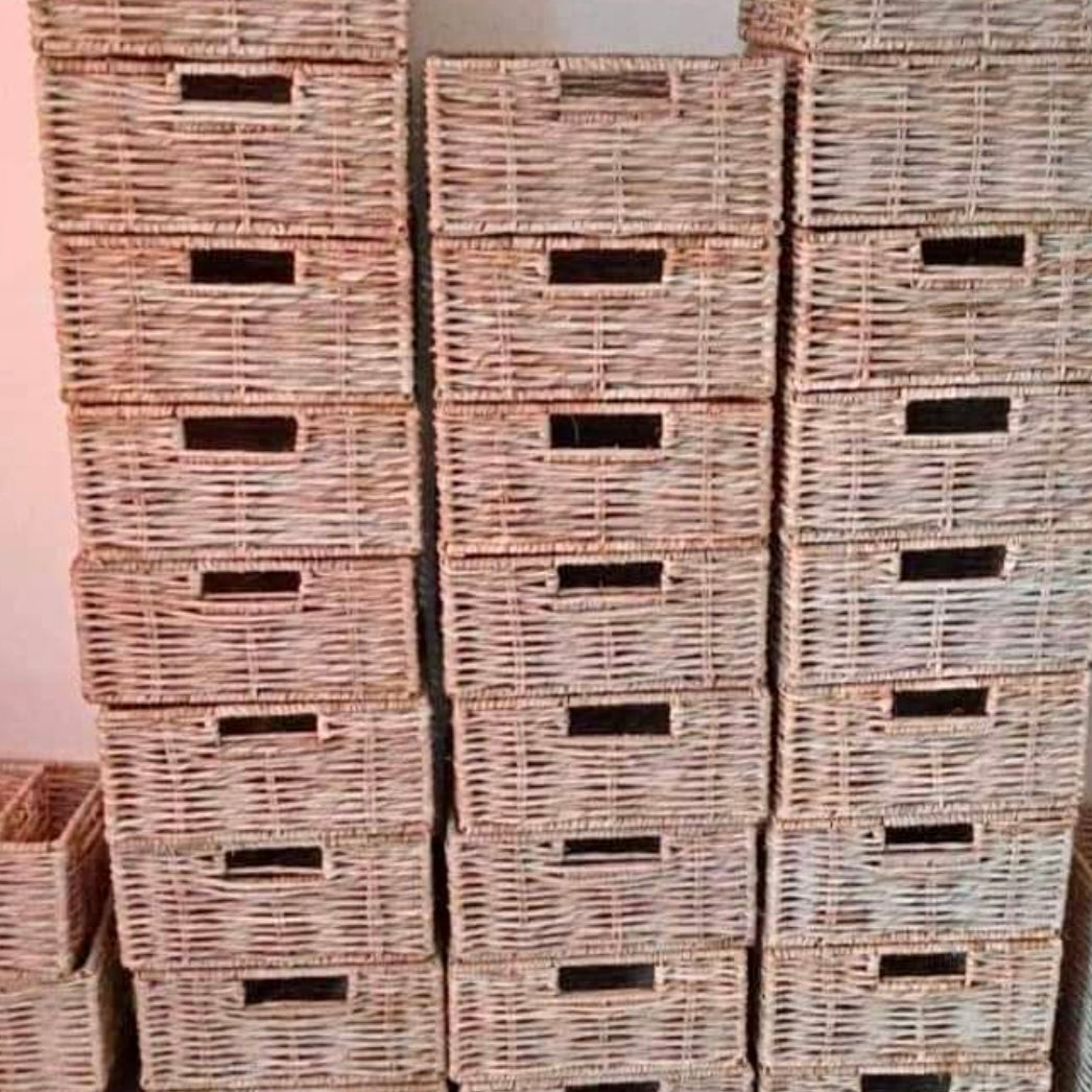Square Wire Storage Basket Trays