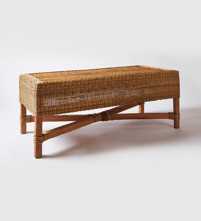 Classic rectangular bench malawi table