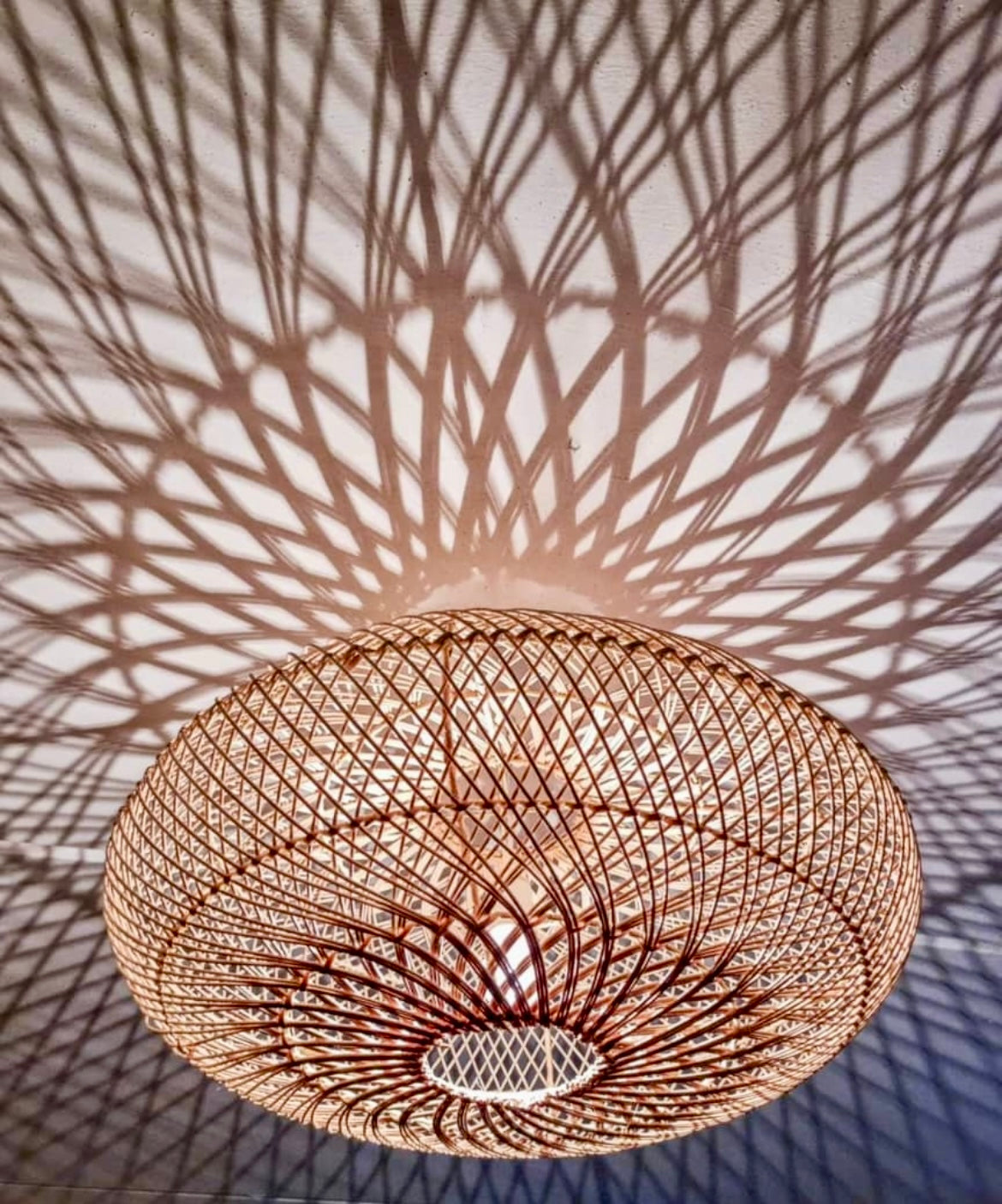 Pumpkin Pendant Lampshade (X-Weave)