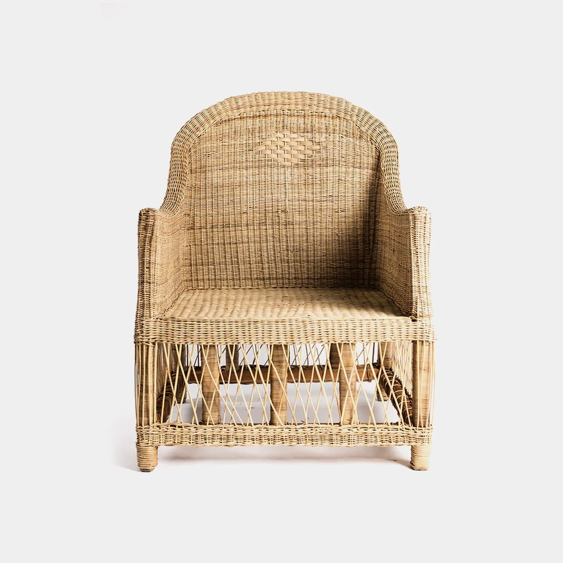 Karoo safari malawi chair couch single one seater cane rattan