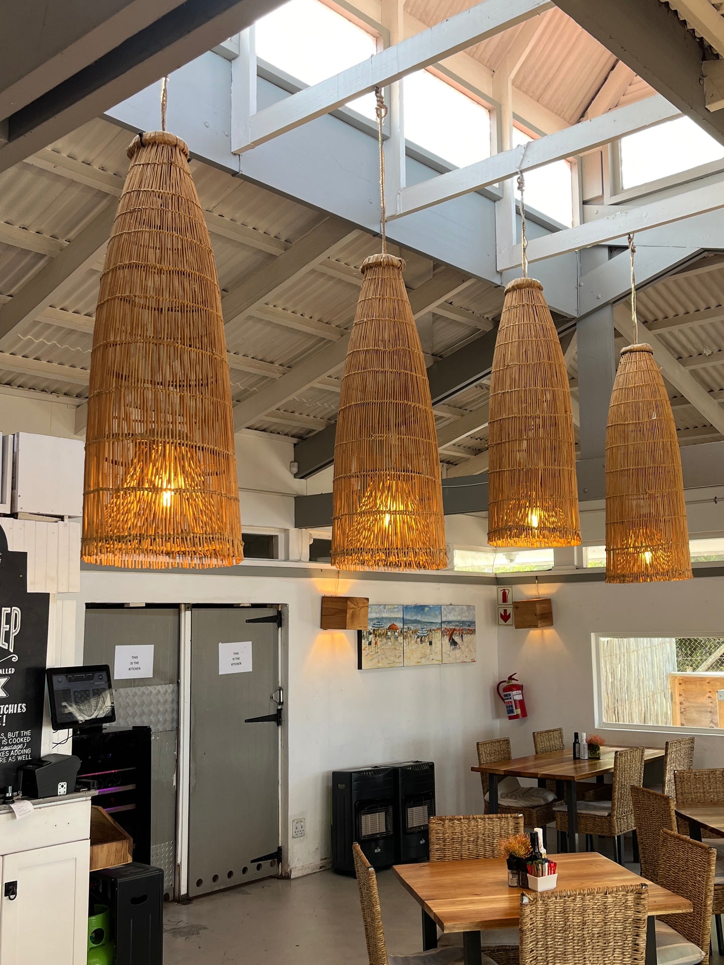 Fishtrap Woven Pendant Lampshade malawi