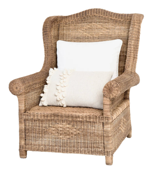 Kasisi Wingback Cane Chair