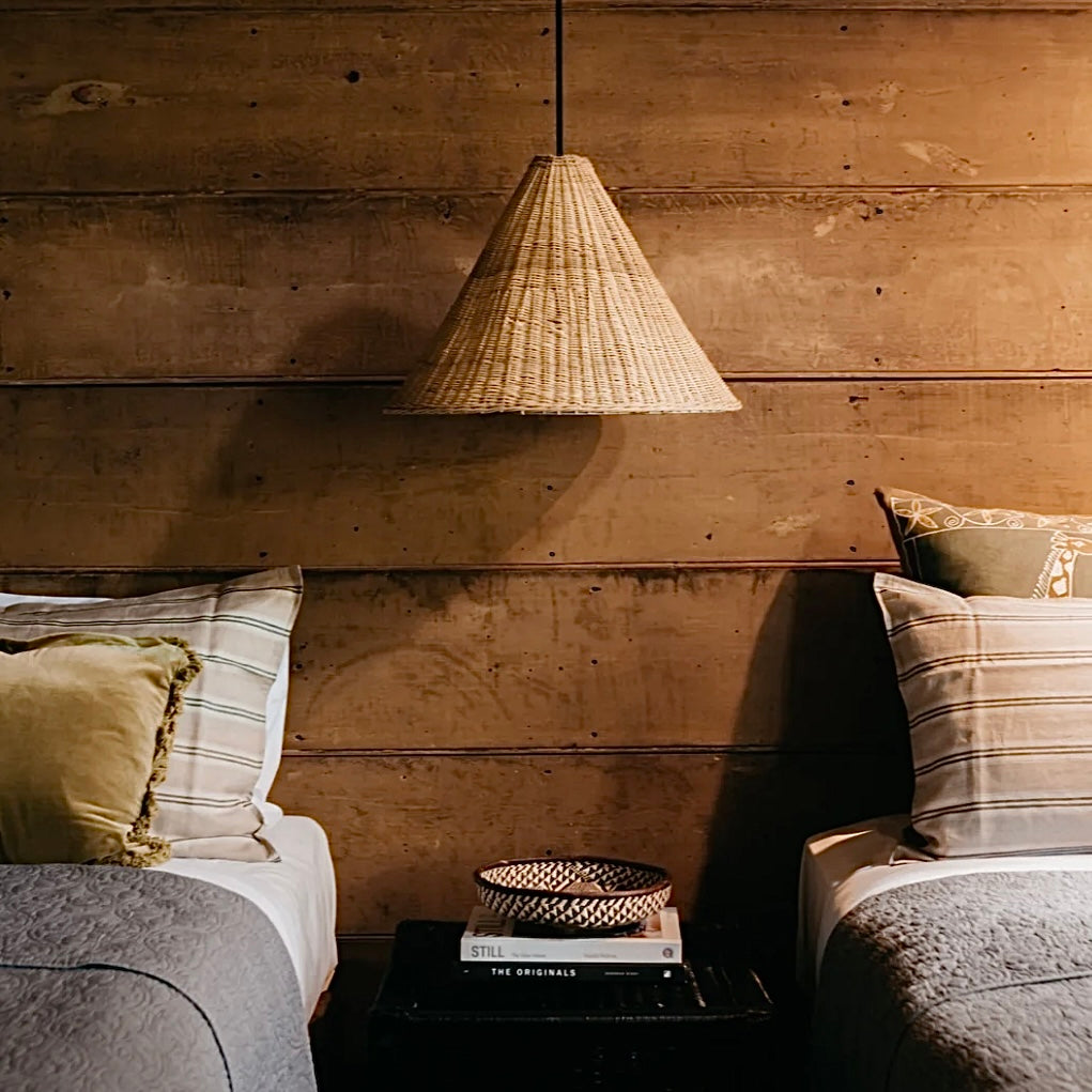 Kaya Pendant lampshade MALAWI WEAVE CANE