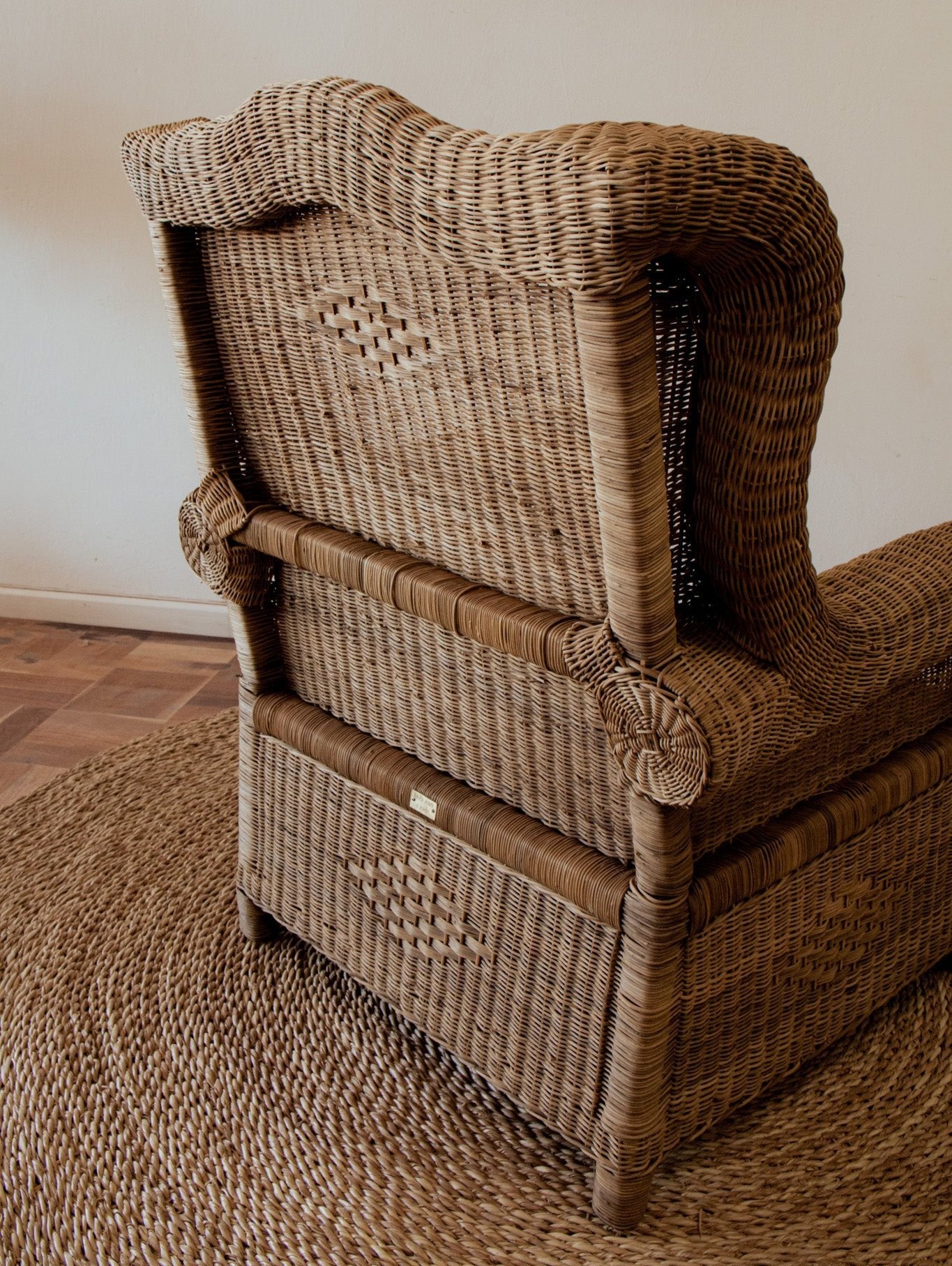 Kasisi Wingback Cane Chair
