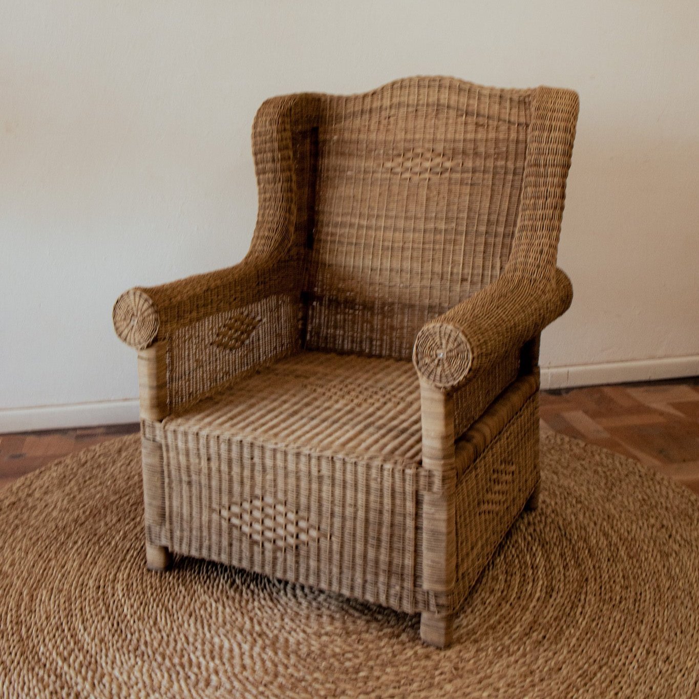 Kasisi Wingback Cane Chair