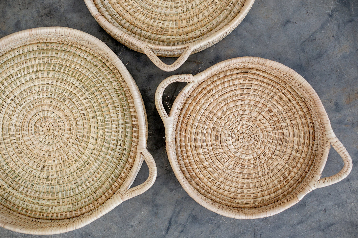 Karula Cane Trays with handles
