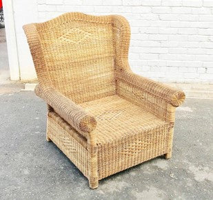 Kasisi Wingback Cane Chair
