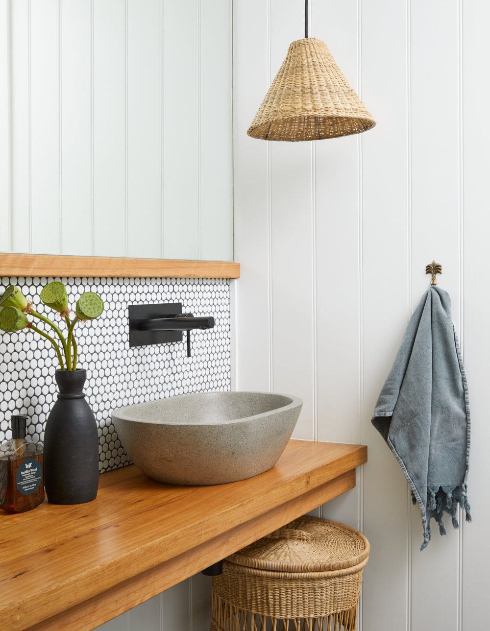 Kaya Pendant lampshade MALAWI WEAVE CANE