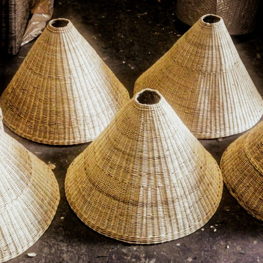 Kaya Pendant lampshade MALAWI WEAVE CANE