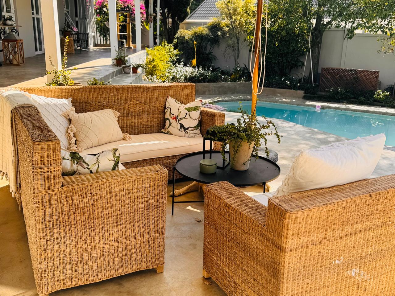 BOX Malawi Couch β One Seater hand weaved woven rattan cane chair malawi with cushion