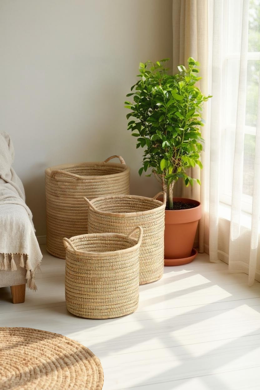 Ilala Palm Laundry Baskets