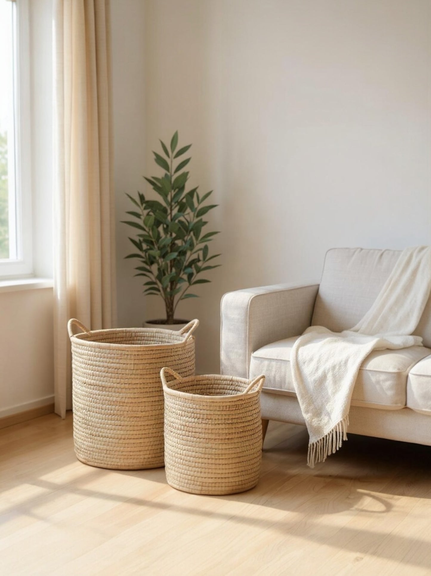 Ilala Palm Laundry Baskets