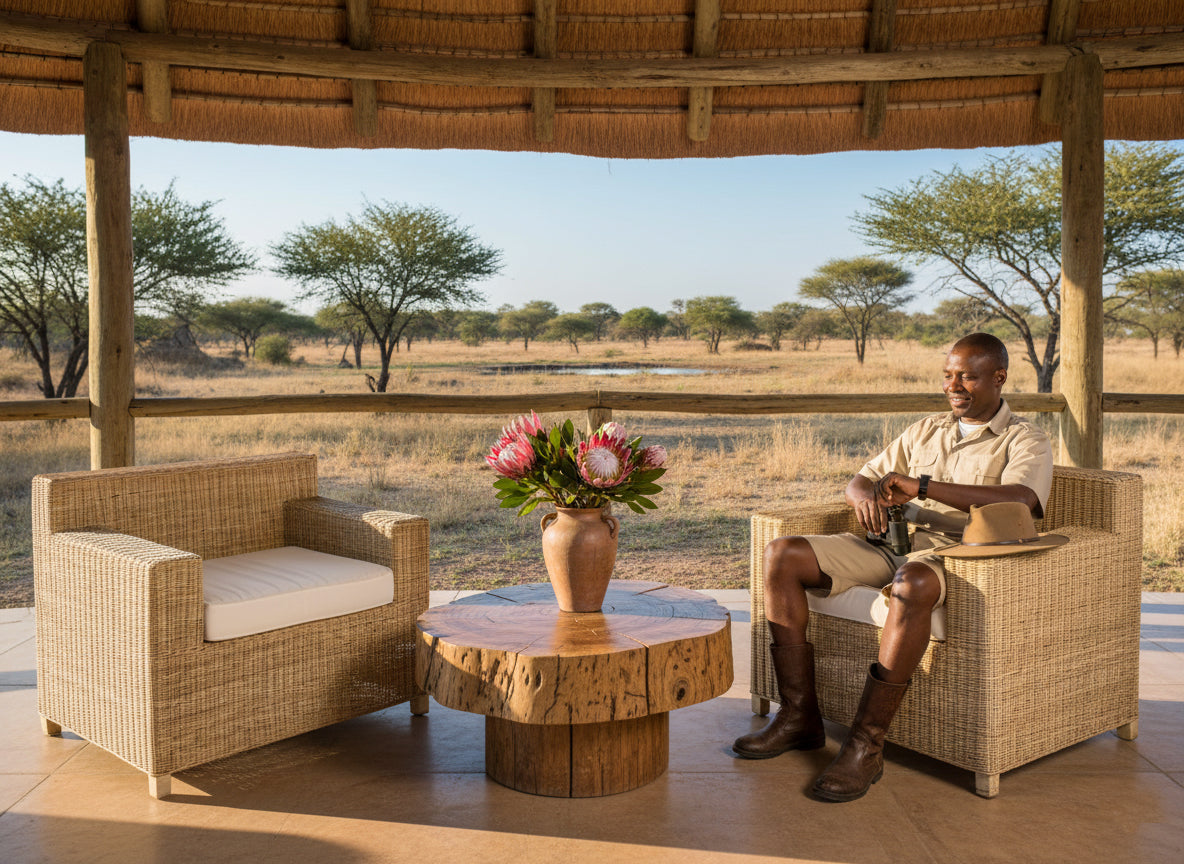 Malawi Furniture - Single Box Couch