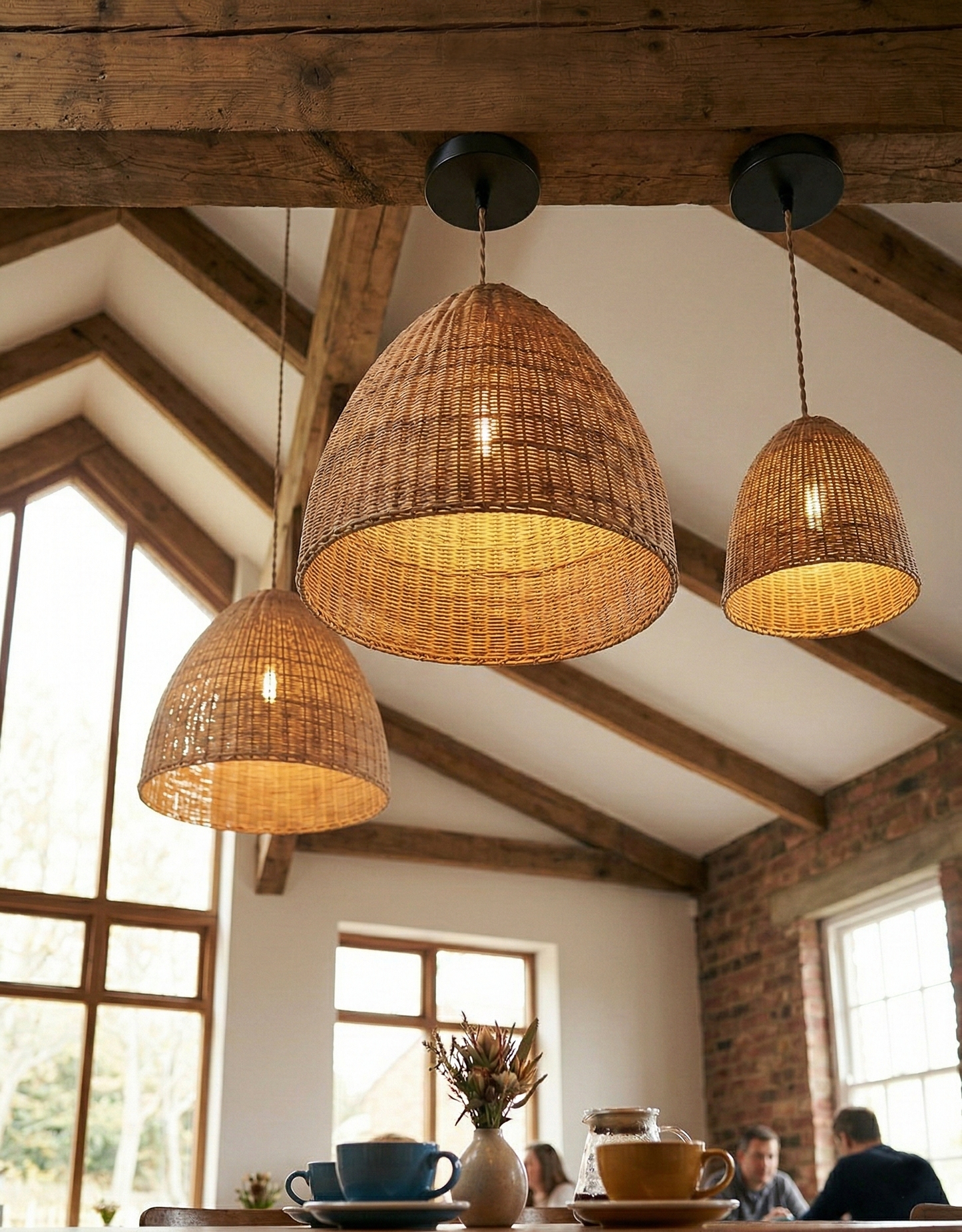 Dome Pendant Lampshade (Closed weave)