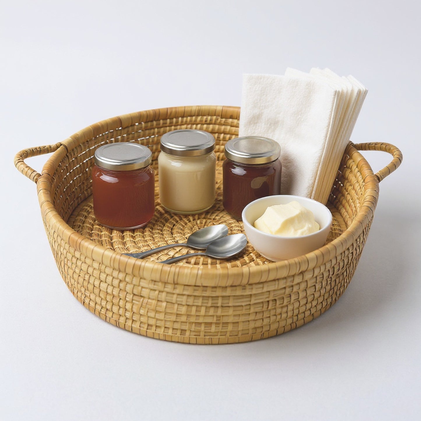 Karula Cane Trays with handles
