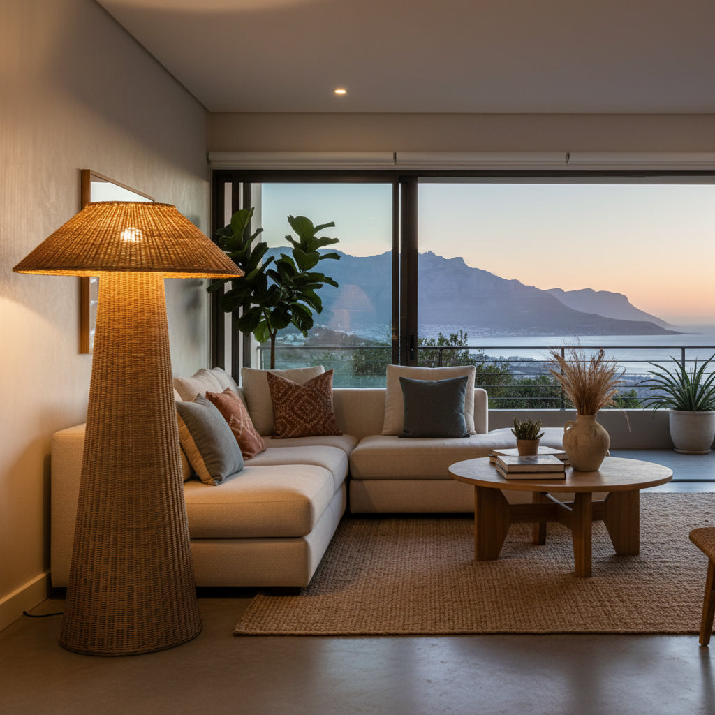 Malawi Furniture - Mushroom Lamp - Cape Town Apartment