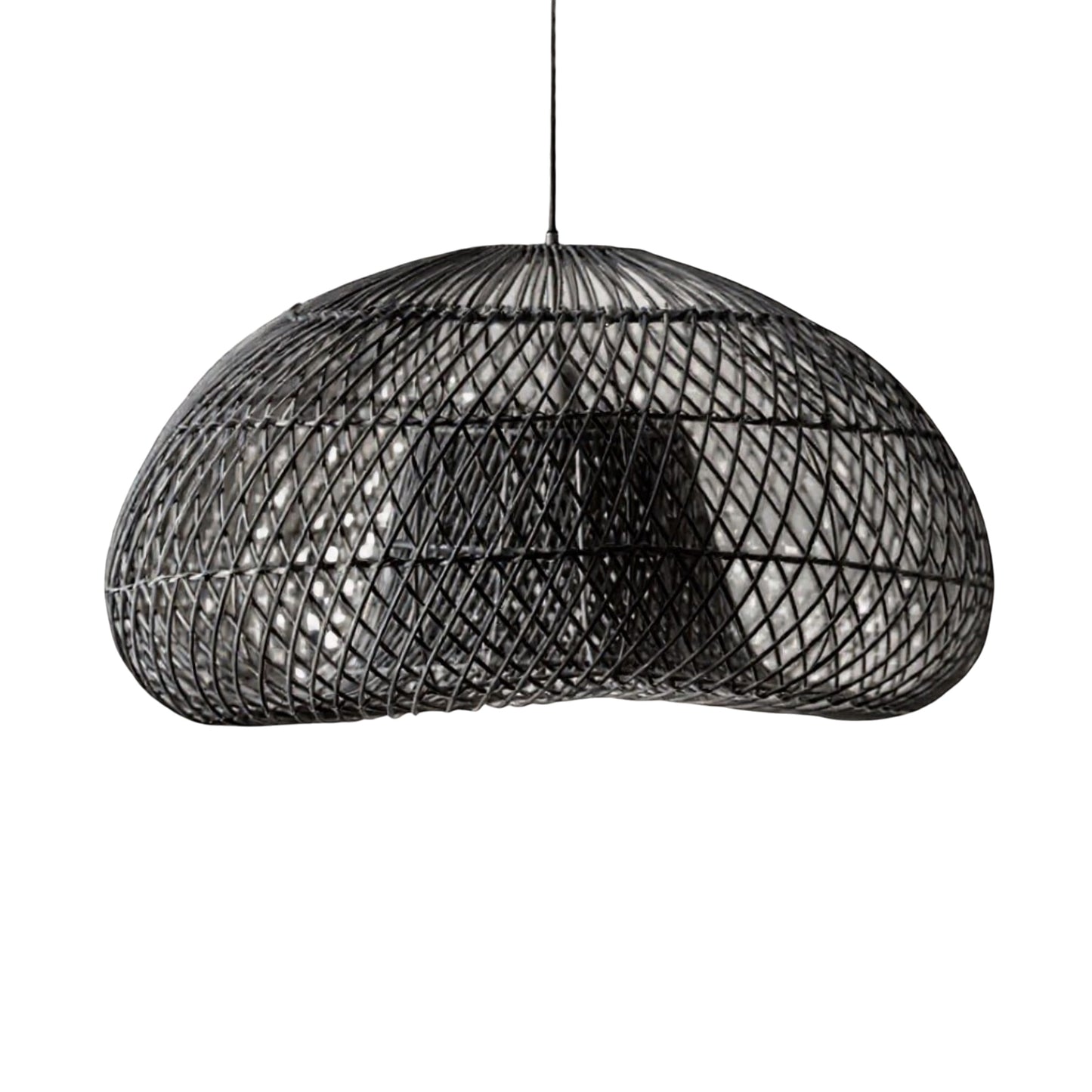 Pebble Pendant Lampshade jellybean - Black