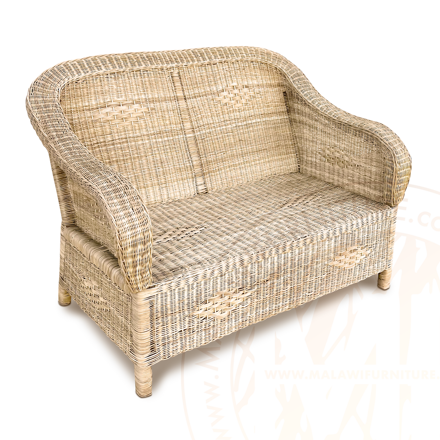 Classic Malawi Couch Set (3,2,1 Seater & Grass Mat)
