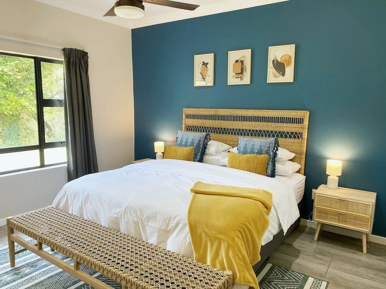 Halfmoon Malawi Chunky Headboard handmade