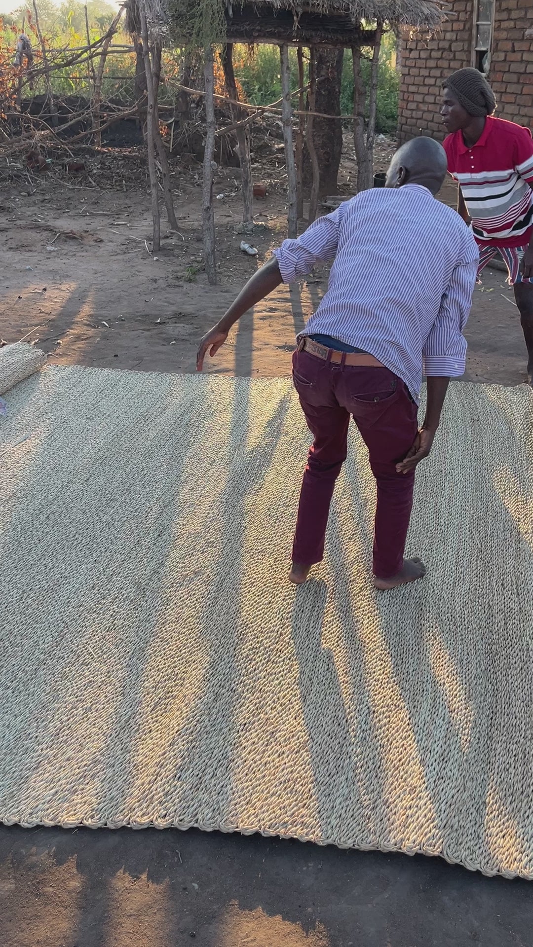 Grass Carpet - Rectangle/Square Weaved Mat video