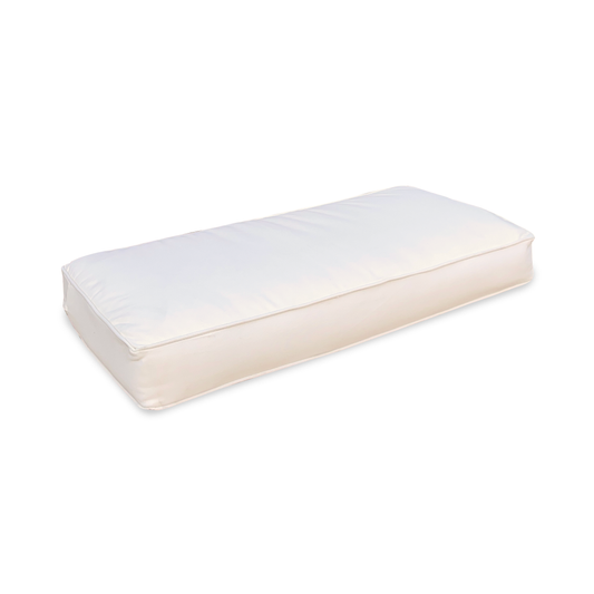Classic Cane Ottoman Bench - Cushions