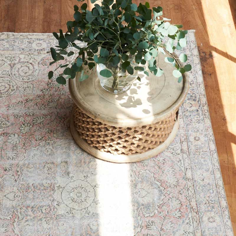 Bamileke Coffee Table (Natural) - Handmade in Cameroon
