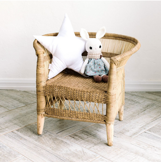 Malawi kids baby chair hand weaved woven children play seat cute