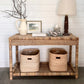 Classic Console Table Malawi weave rattan entrance hall  sideboard