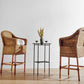 Classic Malawi Bar Stool with arms and cushion
