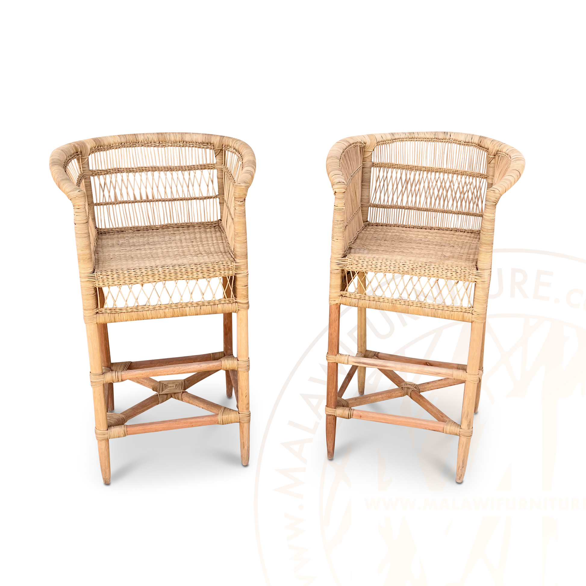 two Traditional Bar Stool Chair
