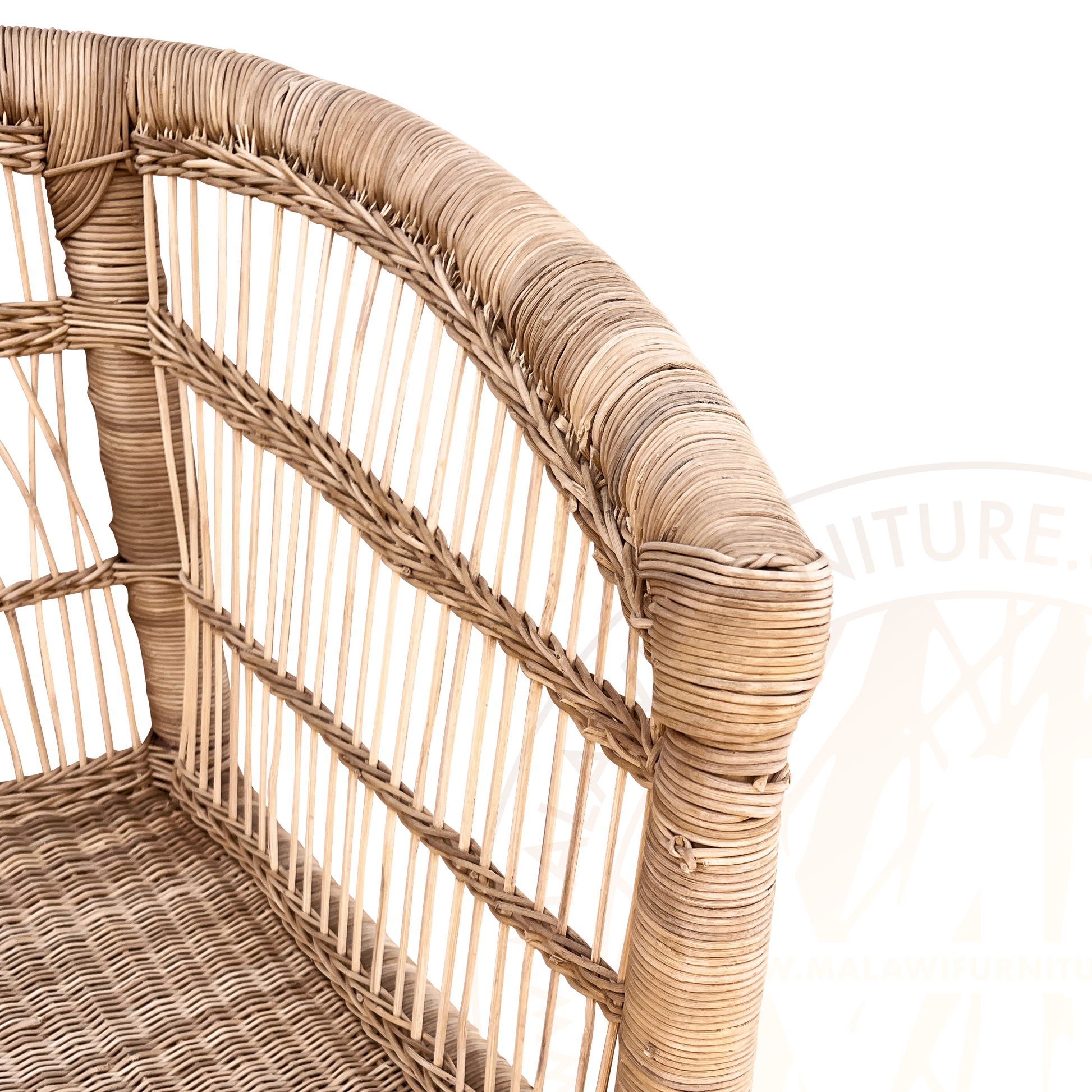 Traditional Bar Stool Chair malawi woven rattan