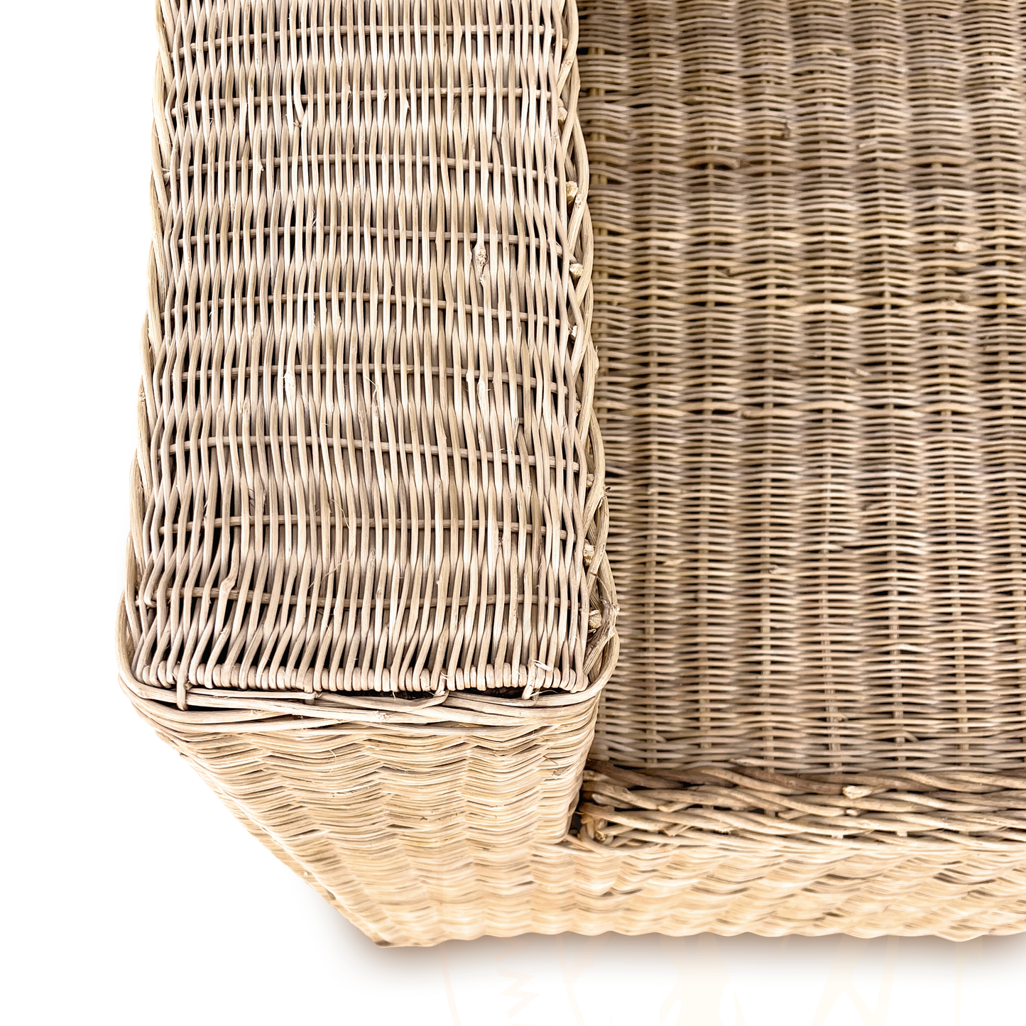 BOX Malawi Couch – One Seater hand weaved woven rattan cane chair malawi patio outdoor