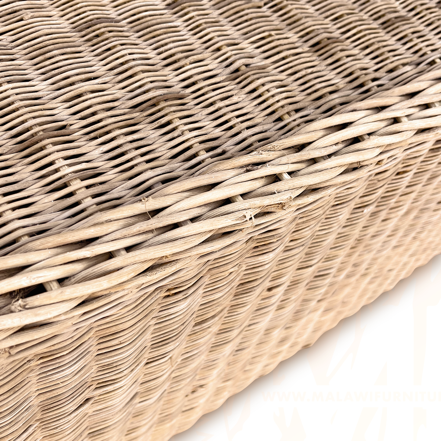 BOX Malawi Couch – One Seater hand weaved woven rattan cane chair malawi patio outdoor