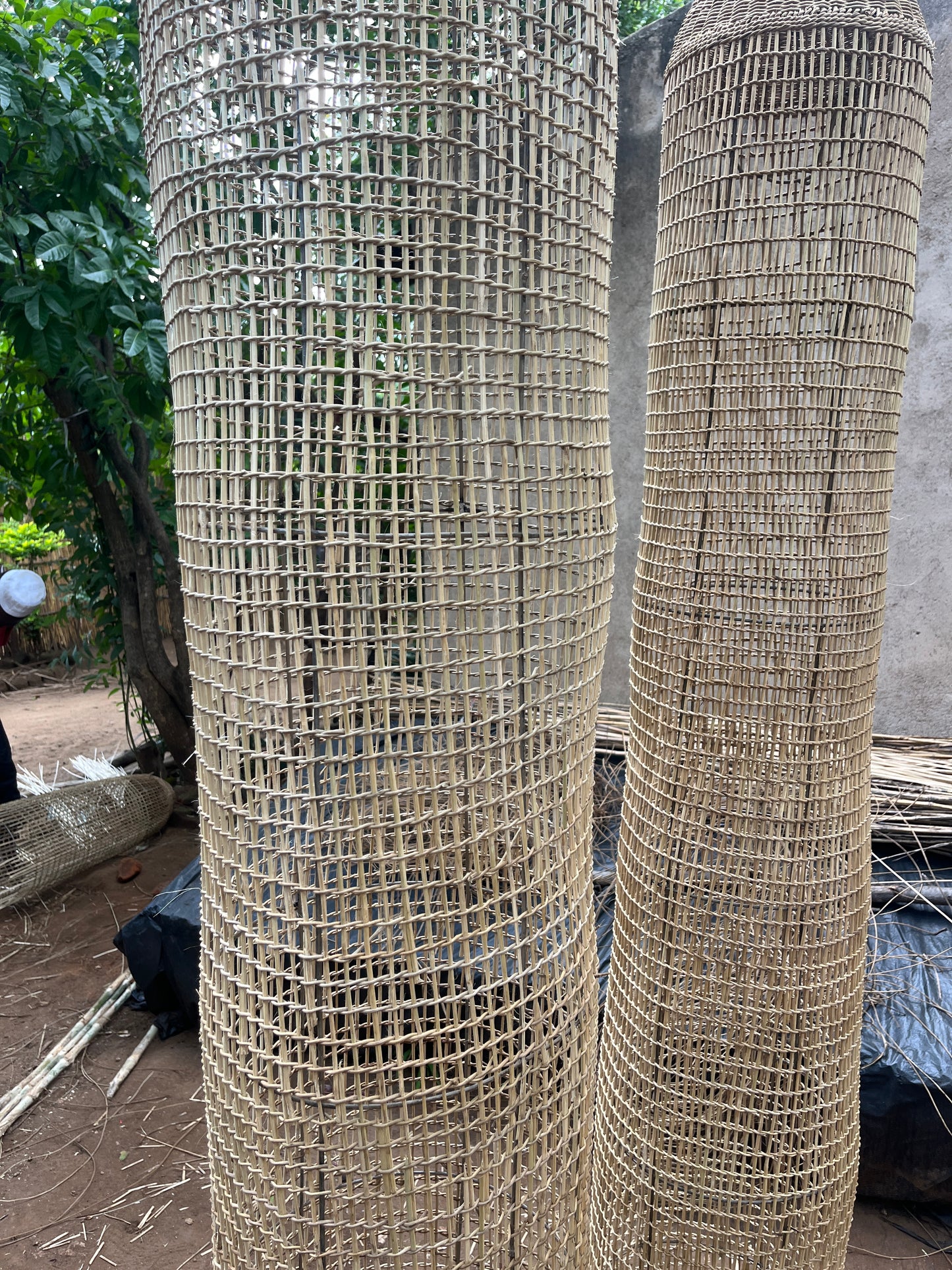 Long Cane Tube Pendant