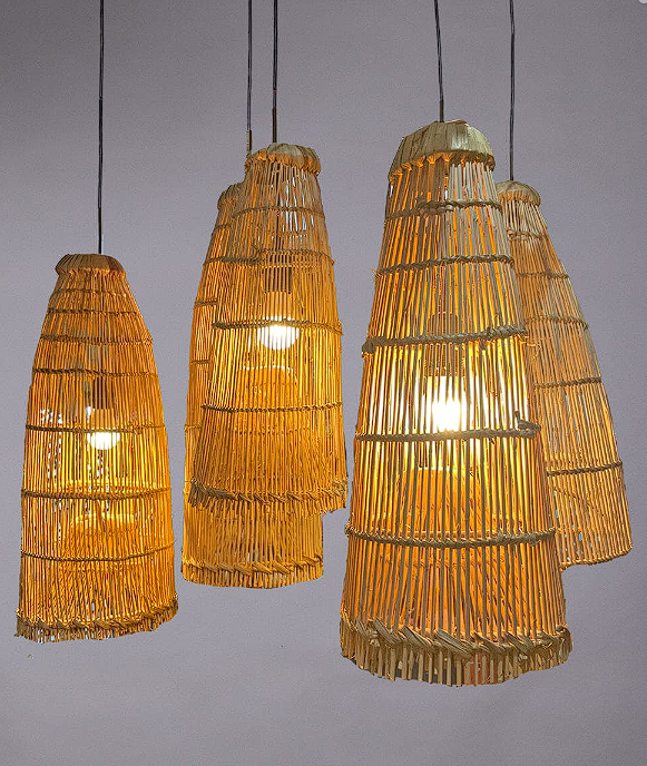 Fishtrap Woven Pendant Lampshade