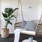 Malawi hanging love seat two seater swing chair