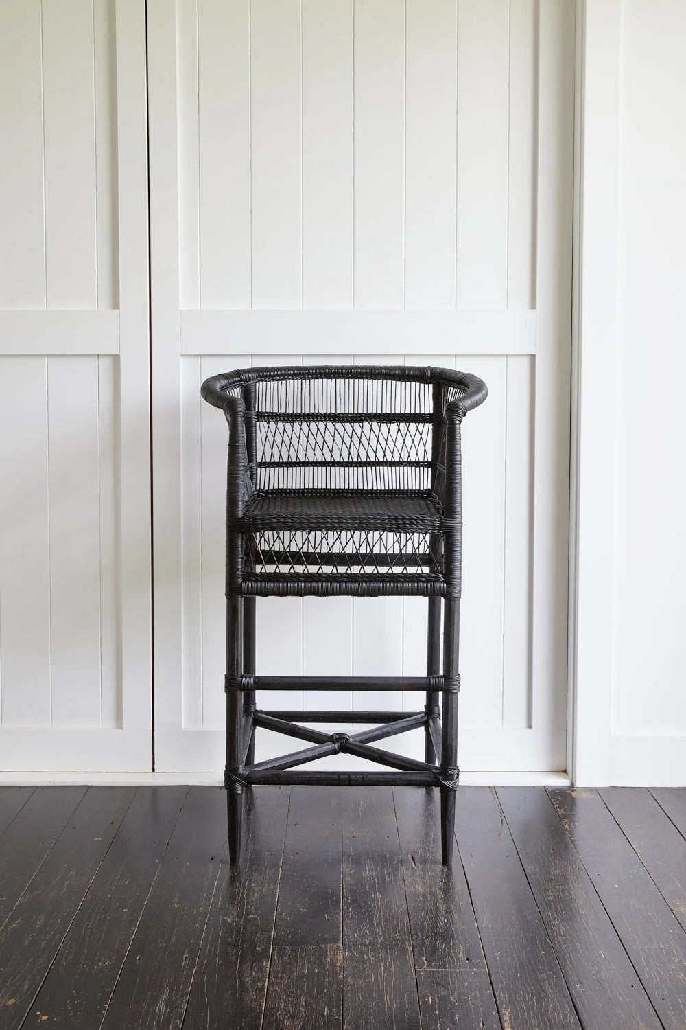 Traditional Bar Stool Chair malawi woven rattan counter