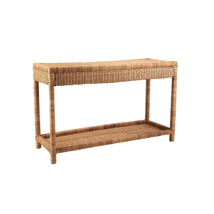 Classic Console Table Malawi weave rattan entrance hall  sideboard