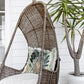 Hanging egg chair