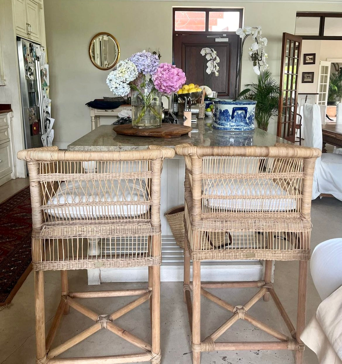 Traditional Malawi Bar Stool Chair