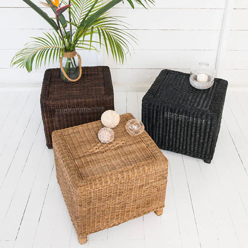 Classic Side Table Malawi furniture hand weaved natural hand made