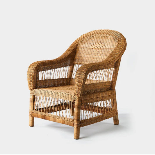 Classic One Seater Malawi Couch (Open weave)