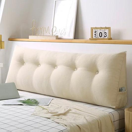 Bed Wedge Cushion lumbar pillow support long triangle backrest headboard