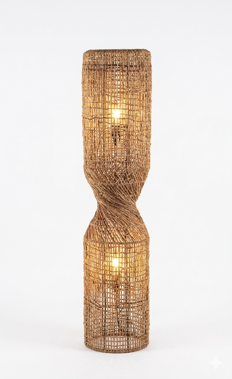 Twisted Cage Floor Lamp