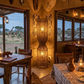 Twisted Cage Floor Lamp Safari lodge 